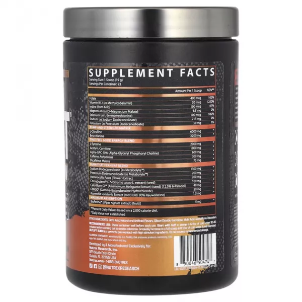 Nutrex Research Outlift Burn Florida Crush ����������������� ������� ��� c������� ���� 