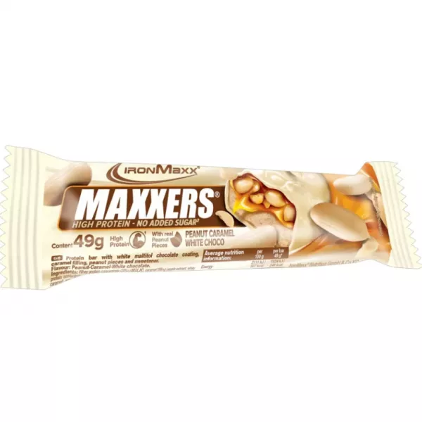 IronMaxx Maxxers White Chocolate-Peanut-Caramel �������� 