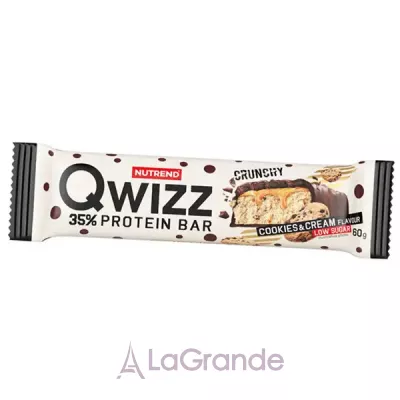 Nutrend Qwizz 35% Protein Bar Cookies & Cream ����������� �������� Qwizz 