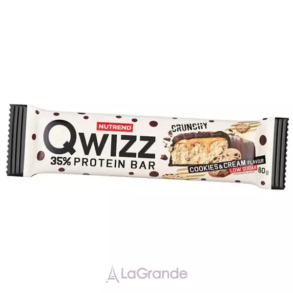 Nutrend Qwizz 35% Protein Bar Cookies & Cream ����������� �������� Qwizz 