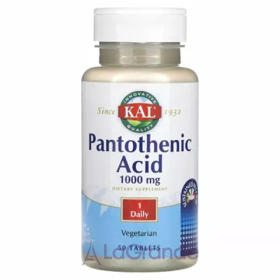 KAL Pantothenic Acid 1000 mg ĳ������ ������� 