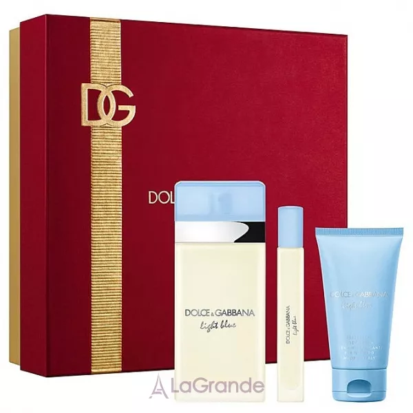 Dolce & Gabbana Light Blue pour Femme  Eau de Toilette 2025 ���� (�������� ���� 100 �� + �������� ���� 10 �� + ���� ��� ��� 50 ��)