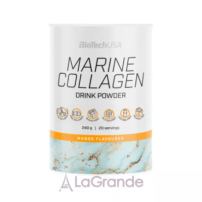 BioTech USA Marine Collagen Drink Powder Mango ������� ������� ��� ������� �� ��'���� 
