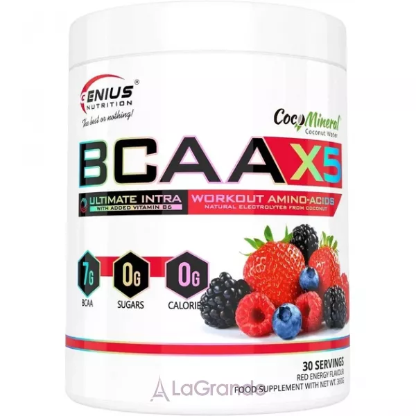 Genius Nutrition BCAA-X5 Red Energy ����������� 