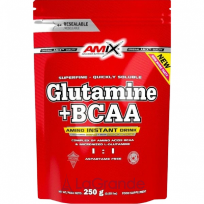 Amix L-Glutamine + BCAA Mango ����������� L-�������+BCAA 