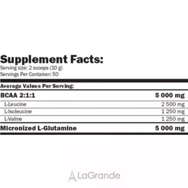 Amix L-Glutamine + BCAA Mango ������������ L-��������+BCAA 