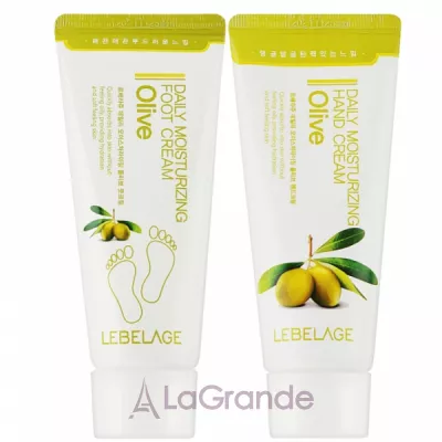 Lebelage Daily Moisturizing Olive ���� ����� ��� ��� �� ���(cr/h/100ml + cr/f/100ml)