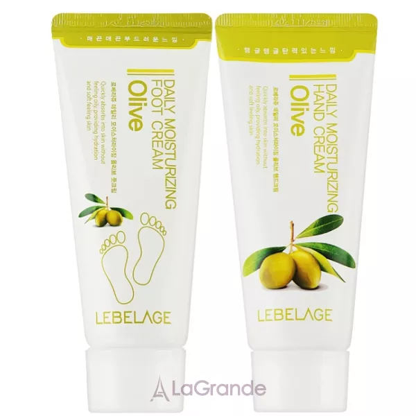 Lebelage Daily Moisturizing Olive ����� ������ ��� ��� � ��� (cr/h/100ml + cr/f/100ml)