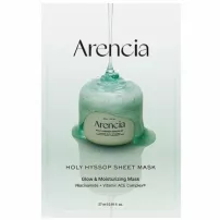 Arencia Holy Hyssop Sheet Mask Glow & Moisturizing ������������� �������� ����� � ���������� �������