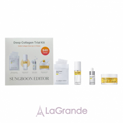 Sungboon Editor Deep Collagen Trial Kit ���� ��� ������� (����, 15 �� + ���������-���, 30 �� + ����-���������, 10 �� + ���������� ����, 30 ��)