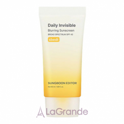 Sungboon Editor Daily Invisible Bluring Sunscreen SPF40 �������������� ���� ��� ���� SPF40