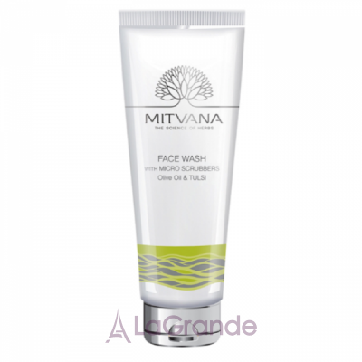 ������ Mitvana Face Wash With Microscrubbers, Olive Oil & Tulsi �������� ��� �������� ���� � �������������������