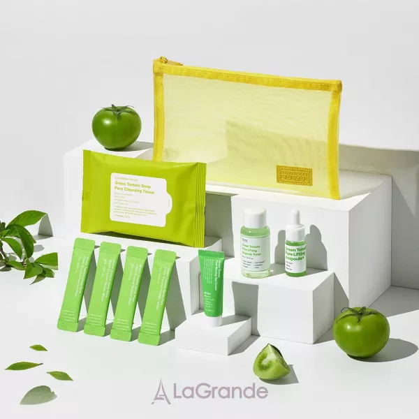 Sungboon Editor Green Tomato Travel Kit ����� ��� ���� (��������, 10 �� + �������� �����, 4�1.5 � + �����, 30 �� + ���������, 10 �� + ����, 10 �)