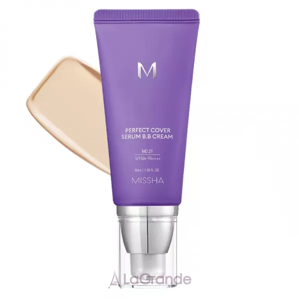 Missha Perfect Cover Serum BB Cream SPF50+ �B-���� ��� ������� SPF50+, 50 ��