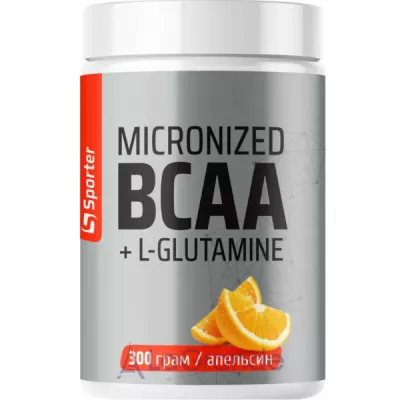 Sporter Micronized BCAA + L-Glutamine Orange ����������� ̳����������� BCAA + L-������� 