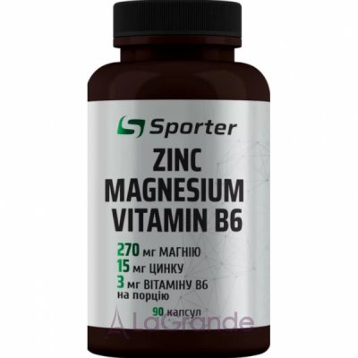 Sporter Zinc Magnesium Vitamin B6 ĳ������ ������� 