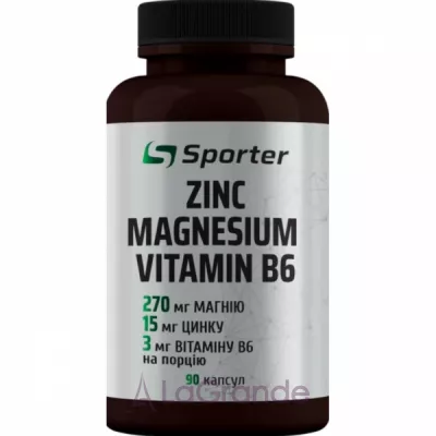 Sporter Zinc Magnesium Vitamin B6 ĳ������ ������� 