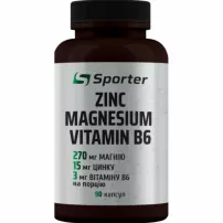 Sporter Zinc Magnesium Vitamin B6 ����������� ������� "���� ������ + ������� B6"