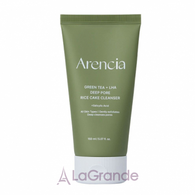 Arencia Green Tea + LHA Deep Pore Rice Cake Cleanser ���� ��� �������� �� ������� ���