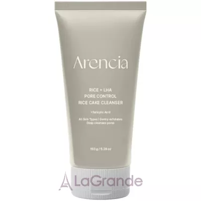 Arencia Rice + LHA Pore Control Rice Cake Cleanser ϳ��� ��� �������� � ����� � LHA ���������
