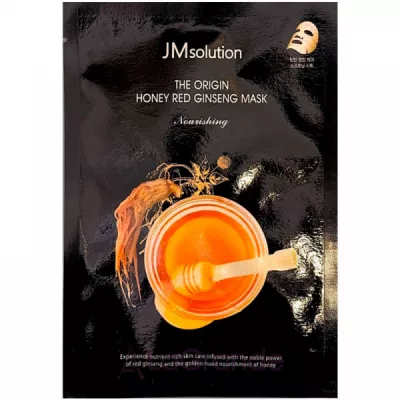 JMSolution The Origin Honey Red Ginseng Mask ����������� ����� � ���������� � ���������