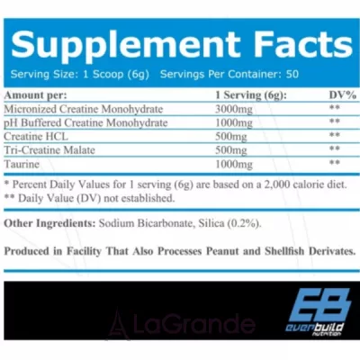 EverBuild Nutrition Crea Build Creatine Matrix Unflavoured ������� ������� 