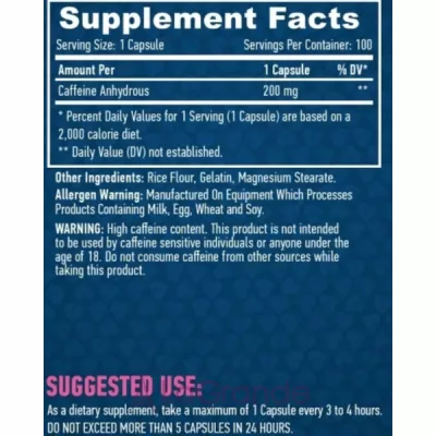 Haya Labs Caffeine 200 mg ������� ������� 