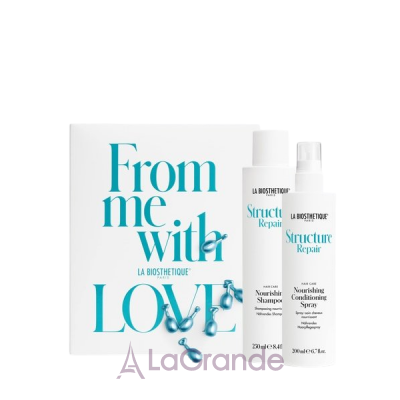 La Biosthetique Nourish Your Hair Set ����� ��� ����� �� �������� (shm/250ml + h/spray/200ml + f/caps/7pcs)