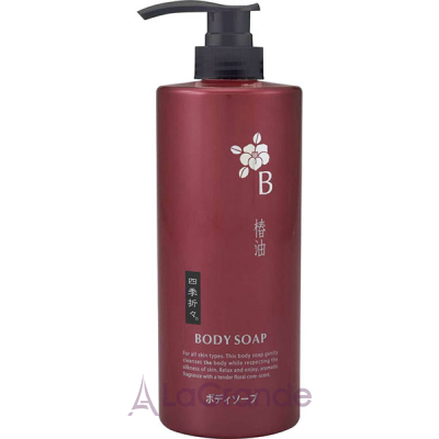 Kumano Yushi Shikioriori Tsubaki Oil Body Soap ���� ��� ���� � ������ �������