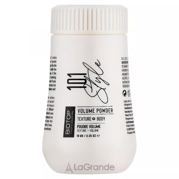 Biotop 101 Style Texture & Body Volume Powder ����� ����������� ��� ������� ��'��� �������