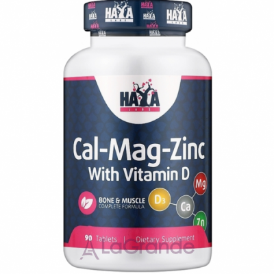 Haya Labs Cal- Mag- Zinc with Vitamin D ³������-���������� �������� 
