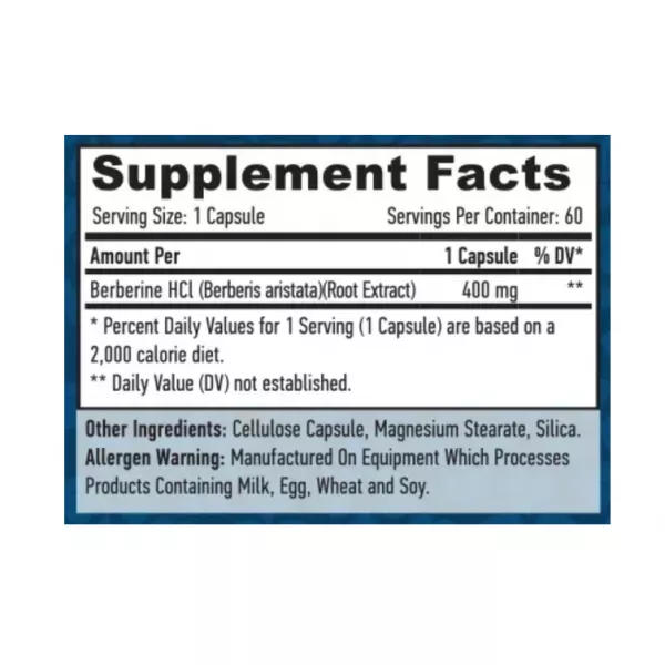 Haya Labs Berberine HCL 400 mg ������� ������� 