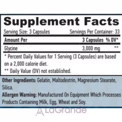 Haya Labs Glycine 1000 mg ������� ������� 