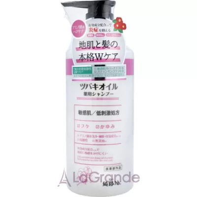 Kurobara Honpo Camellia Oil Medicinal Shampoo ������� � ������ ������� ��� �������������� ���� ������