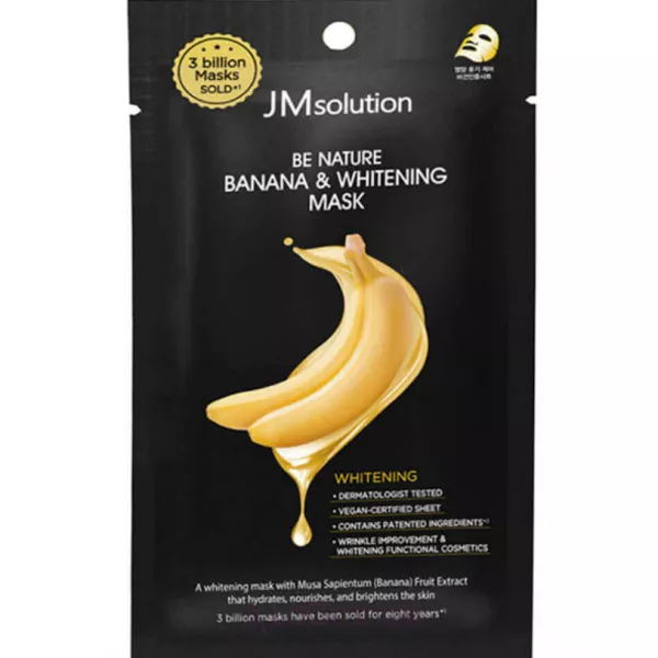 JMsolution Be Nature Banana & Whitening Mask ³���������� ����� ��� ������� � ���������� ������
