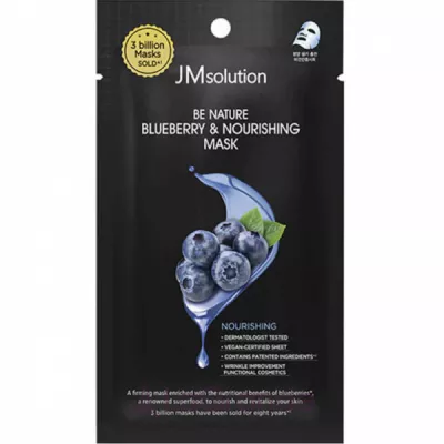 JMsolution Be Nature Blueberry & Nourishing Mask ����������� ����� ��� ���� � ���������� �������