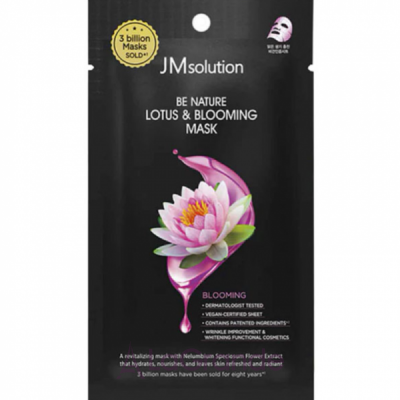 JMsolution Be Nature Lotus & Blooming Mask ������������� ����� ��� ������� � ���������� ������
