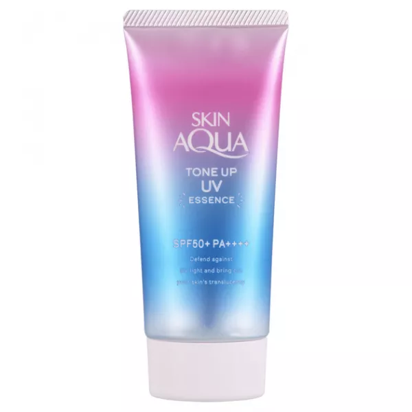 Rohto Skin Aqua Tone Up UV Essense Lavender SPF 50+ PA++++ �������������� ���������� �������� � ���������� �������� SPF 50+ PA++++