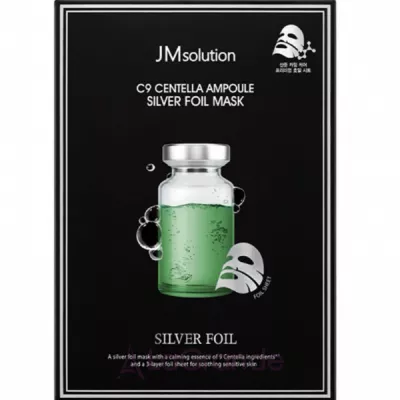 JMsolution C9 Centella Ampoule Silver Foil Mask �������� �����-����� ��� ������� � ���������� �������