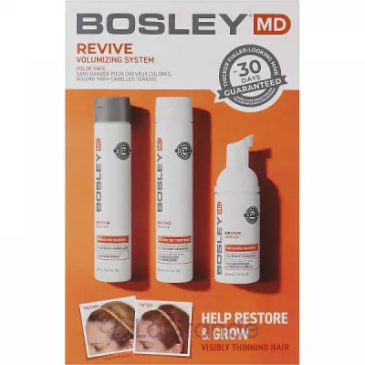 Bosley BosRevive Kit ���� ��� ���������� ���������� ����������� ������� (shm/150ml + cond/150 + treatm/100ml)