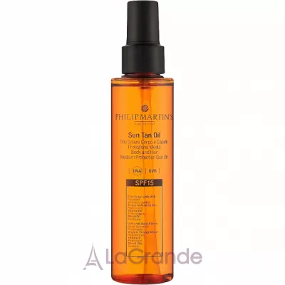 Philip Martin's Sun Tan Oil Hair & Body SPF 15 �������������� ����� ��� ����� � ���� SPF 15