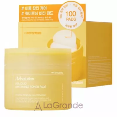 JMsolution Vita Duo Whitening Toner Pads �����-���� ��� ��������� ���� ������� � �������� �� ����������