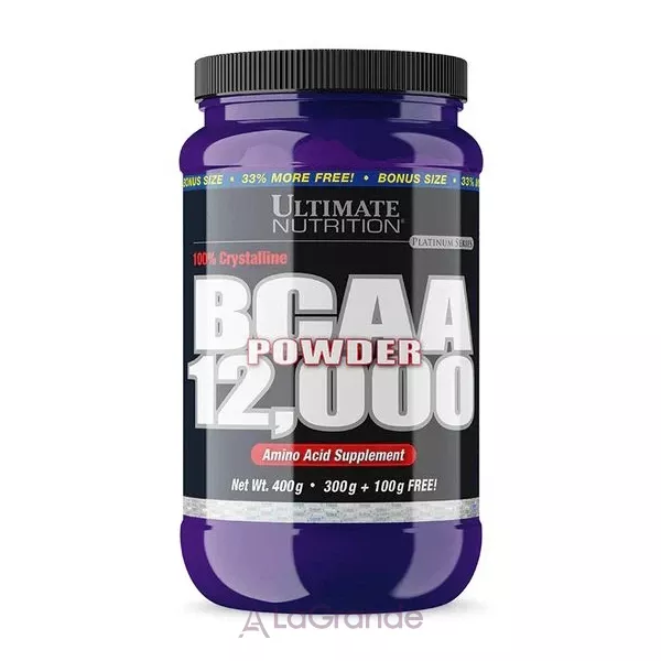 Ultimate Nutrition BCAA 12000 Powder Unflavored �������� ����������� BCAA 
