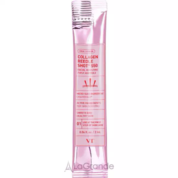 VT Cosmetics Collagen Reedle Shot S50 Facial Boosting First Ampulle ��������� ��������� ��� ��������� ���� ���� � ����������� S50