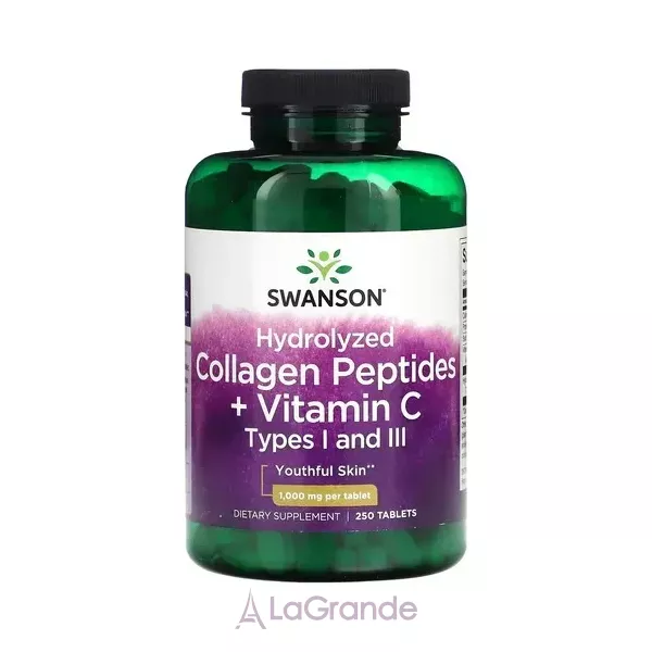 Swanson Hydrolyzed Collagen Peptides + Vitamin C ĳ������ ������� 
