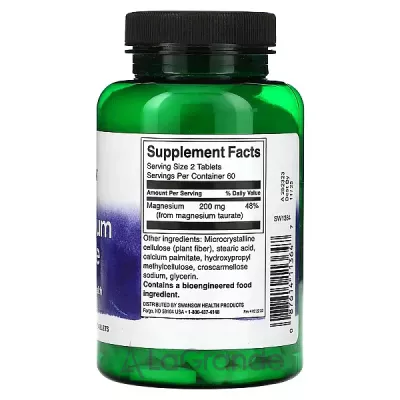 Swanson Magnesium Taurate 100 mg ĳ������ ������� 