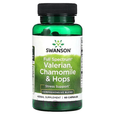 Swanson Full Spectrum Valeriana, Chamomile & Hools �������� 