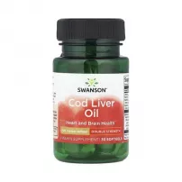 Swanson Cod Liver Oil Double Strength 700 mg ������� ������� "��� ������� �����, ������� ����", 700 ��