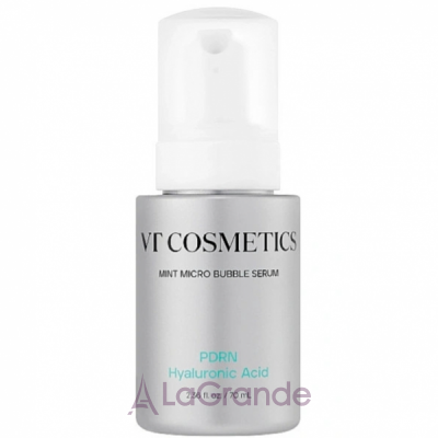 VT Cosmetics PDRN Hyaluronic Mint Micro Bubble Serum ���������������� ��������� ��� ���� � PDRN � ������������ ��������