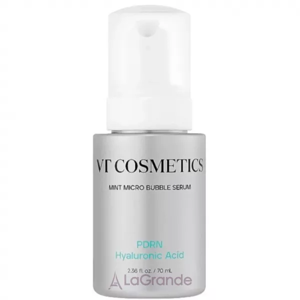 VT Cosmetics PDRN Hyaluronic Mint Micro Bubble Serum ���������������� ��������� ��� ���� � PDRN � ������������ ��������
